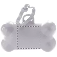   Dog waste bag dispenser, 82×54×41 mm, Everestus, 20FEB7958, Plastic, Alb