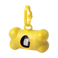   Dog waste bag dispenser, 82×54×41 mm, Everestus, 20FEB7959, Plastic, Galben