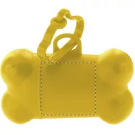   Dog waste bag dispenser, 82×54×41 mm, Everestus, 20FEB7959, Plastic, Galben