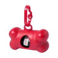   Dog waste bag dispenser, 82×54×41 mm, Everestus, 20FEB7957, Plastic, Rosu