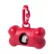 Dog waste bag dispenser, 82×54×41 mm, Everestus, 20FEB7957, Plastic, Rosu