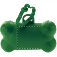   Dog waste bag dispenser, 82×54×41 mm, Everestus, 20FEB7956, Plastic, Verde