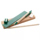 Set de papetarie, 45×177×15 mm, Everestus, 20FEB3873, Hartie reciclata, Plastic, Verde, Natur