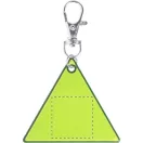 Breloc reflectorizant, 61×53×1 mm, Everestus, 20FEB6960, PVC, Galben