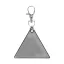Breloc reflectorizant, 61×53×1 mm, Everestus, 20FEB6959, PVC, Argintiu