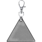 Breloc reflectorizant, 61×53×1 mm, Everestus, 20FEB6959, PVC, Argintiu