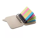 Adhesive notepad, 108×85×25 mm, Everestus, 20FEB8705, Hartie reciclata, Natur