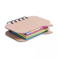   Adhesive notepad, 108×85×25 mm, Everestus, 20FEB8705, Hartie reciclata, Natur