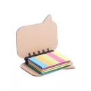 Adhesive notepad, 108×85×25 mm, Everestus, 20FEB8705, Hartie reciclata, Natur