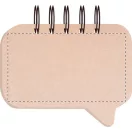 Adhesive notepad, 108×85×25 mm, Everestus, 20FEB8705, Hartie reciclata, Natur