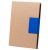 Adhesive notepad, 145×210×18 mm, Everestus, 20FEB10176, Hartie reciclata, Albastru, Natur