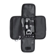   Set 19 scule in husa cu carabina, 150×100×20 mm, Everestus, 20FEB16279, Poliester, Negru