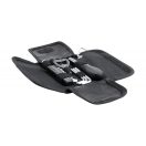 Set 19 scule in husa cu carabina, 150×100×20 mm, Everestus, 20FEB16279, Poliester, Negru