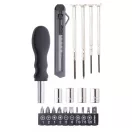 Set 20 scule in cutie cu forma de roata, ø128×48 mm, Everestus, 20FEB16284, ABS, Negru