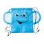 Saculet cu snur tip rucsac, Elefant, 260×300 mm, Everestus, 20FEB5735, 190T Poliester, Albastru