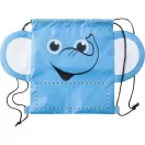 Saculet cu snur tip rucsac, Elefant, 260×300 mm, Everestus, 20FEB5735, 190T Poliester, Albastru