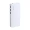Power bank, 65×143×27 mm, Everestus, 20FEB6054, Plastic, Alb