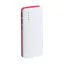 Power bank, 65×143×27 mm, Everestus, 20FEB6058, Plastic, Rosu, Alb
