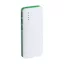 Power bank, 65×143×27 mm, Everestus, 20FEB6057, Plastic, Verde, Alb