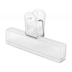  Bag sealing clip, 100×62×23 mm, Everestus, 20FEB11044, Plastic, Transparent