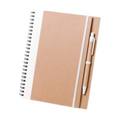   Agenda, 165×210×10 mm, Everestus, 20FEB10352, Hartie reciclata, Alb, Natur