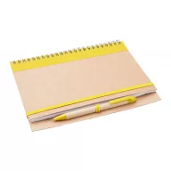   Agenda, 165×210×10 mm, Everestus, 20FEB10358, Hartie reciclata, Galben, Natur