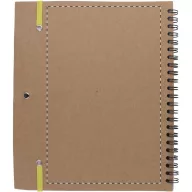  Agenda, 165×210×10 mm, Everestus, 20FEB10358, Hartie reciclata, Galben, Natur