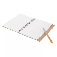   Agenda, 165×210×10 mm, Everestus, 20FEB10356, Hartie reciclata, Portocaliu, Natur