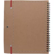   Agenda, 165×210×10 mm, Everestus, 20FEB10357, Hartie reciclata, Rosu, Natur