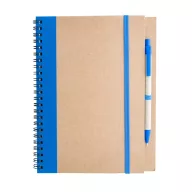   Agenda, 165×210×10 mm, Everestus, 20FEB10354, Hartie reciclata, Albastru, Natur