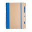 Agenda, 165×210×10 mm, Everestus, 20FEB10354, Hartie reciclata, Albastru, Natur