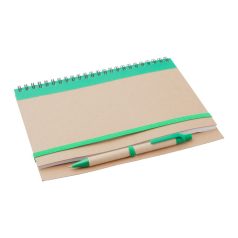   Agenda, 165×210×10 mm, Everestus, 20FEB10355, Hartie reciclata, Verde, Natur