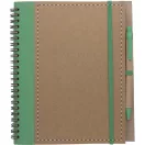 Agenda, 165×210×10 mm, Everestus, 20FEB10355, Hartie reciclata, Verde, Natur