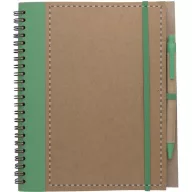   Agenda, 165×210×10 mm, Everestus, 20FEB10355, Hartie reciclata, Verde, Natur