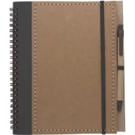   Agenda, 165×210×10 mm, Everestus, 20FEB10353, Hartie reciclata, Negru, Natur