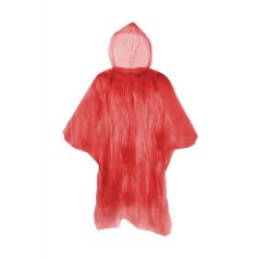   Poncho, unisex, marime universala adulti, 1020×1270 mm, Everestus, 20FEB5222, Plastic, Rosu