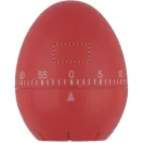 Timer de bucatarie, ø60×80 mm, Everestus, 20FEB7317, Plastic, Rosu