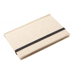   Agenda, 75×102×8 mm, Everestus, 20FEB10081, Hartie reciclata, Natur, Negru