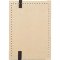   Agenda, 75×102×8 mm, Everestus, 20FEB10081, Hartie reciclata, Natur, Negru