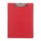 Clipboard A4 cu coperta, 230×315×5 mm, Everestus, 20FEB5053, PVC, Rosu