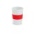 Cup, 350 ml, ø80×112 mm, Everestus, 20FEB4930, Ceramica, Silicon, Rosu