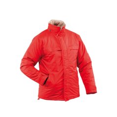   Parka jacket, unisex, L, S-XXL, 20FEB16556, Pongee, Polar fleece, Rosu
