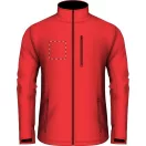 Softshell jacket, unisex, S, S-XXL, 20FEB16478, Poliester, Elastan, Rosu, Negru