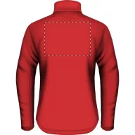   Softshell jacket, unisex, S, S-XXL, 20FEB16478, Poliester, Elastan, Rosu, Negru