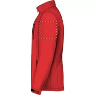   Softshell jacket, unisex, S, S-XXL, 20FEB16478, Poliester, Elastan, Rosu, Negru