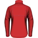 Softshell jacket, unisex, XXL, S-XXL, 20FEB16480, Poliester, Elastan, Rosu, Negru