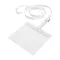 Badge lanyard, 112×485×5 mm, Everestus, 20FEB3331, Poliester, PVC, Alb, Transparent
