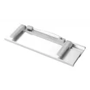 Suport pentru nume, 70×25×4 mm, Everestus, 20FEB3262, Aluminiu, Hartie, Alb