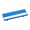 Suport pentru nume, 70×25×4 mm, Everestus, 20FEB3257, Aluminiu, Hartie, Albastru