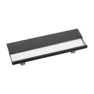   Suport pentru nume, 70×25×4 mm, Everestus, 20FEB3256, Aluminiu, Hartie, Negru